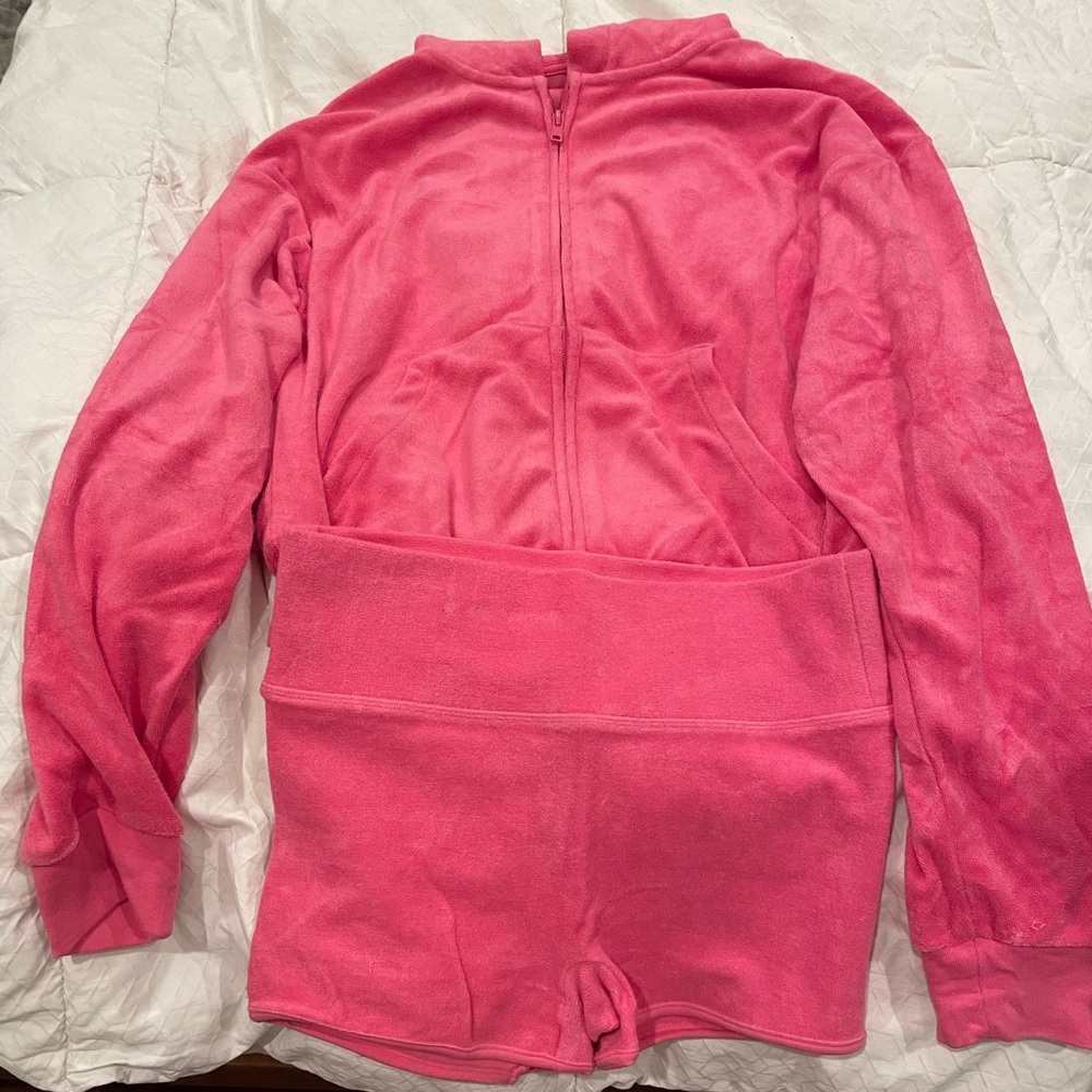 SKIMS Terry Cloth Pink Lounge Set